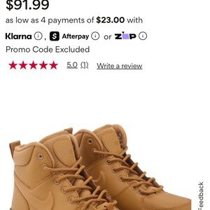 Nike Camel High-Top Sneakers boots